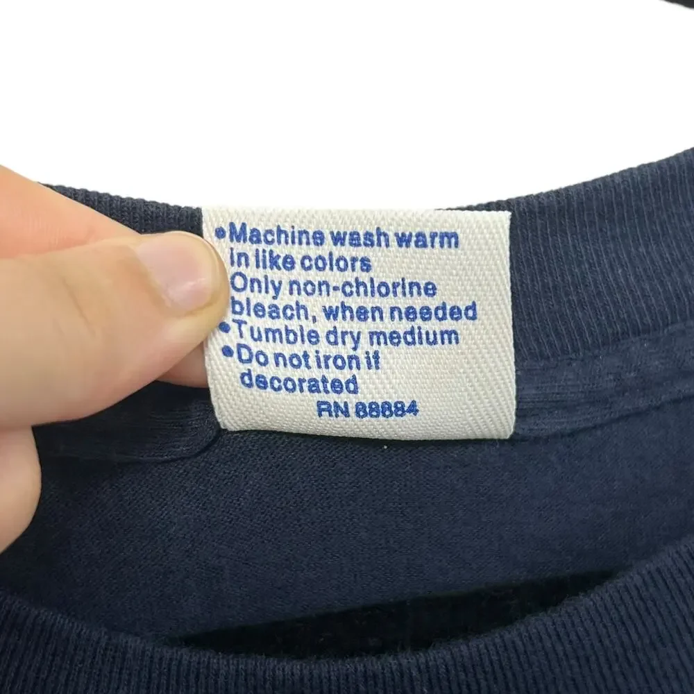 All Sport Laconia 2002 Weirs Beach T-Shirt Vintage Mens Sz XL Navy Y2K Americana - Picture 7 of 7